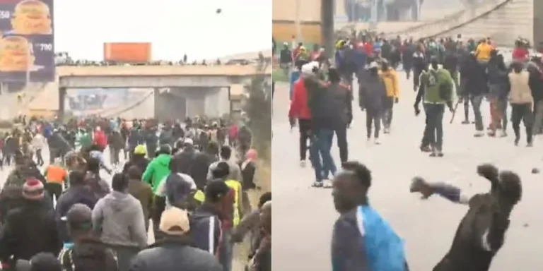 Chaos Erupts as Gachagua's Convoy Stoned in Nairobi