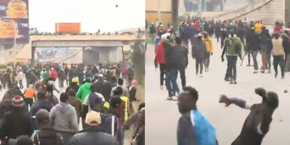 Chaos Erupts as Gachagua's Convoy Stoned in Nairobi