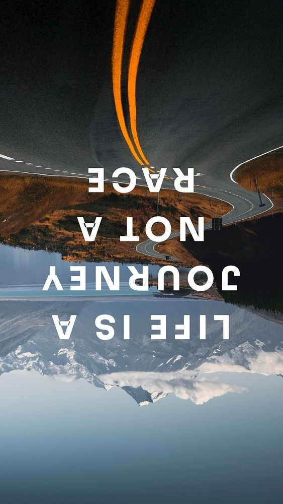 life is journey not a race