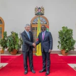 Ruto with Singapore president