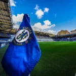 Chelsea FC players during a football match amid FA transfer ban and £10 million fine
