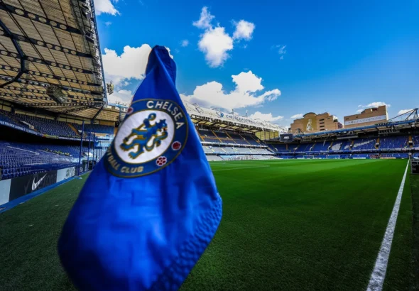 Chelsea FC players during a football match amid FA transfer ban and £10 million fine